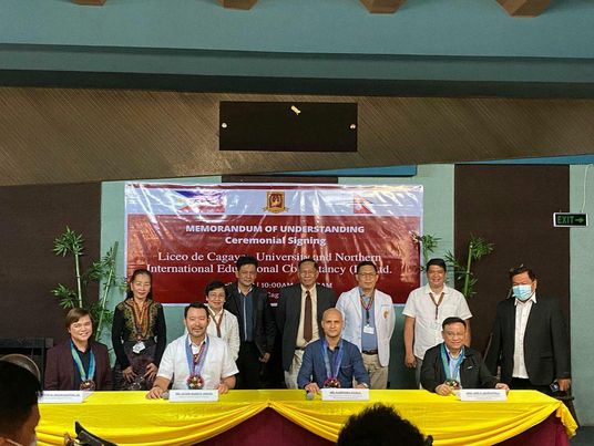 Signing All Exclusive MOU with Liceo De Cagayan University, CDO Philippines